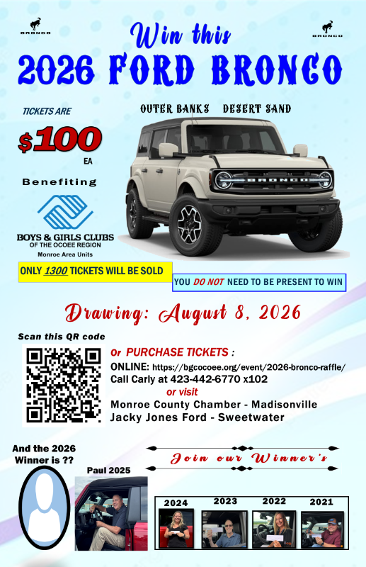 Ford Raffle 2026 Ford Bronco Raffle | Raffle Creator