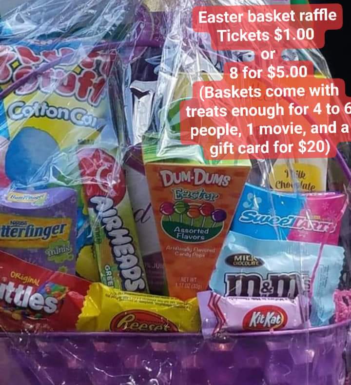 Cheerleading Easter Basket raffle fundraiser | Raffle Creator