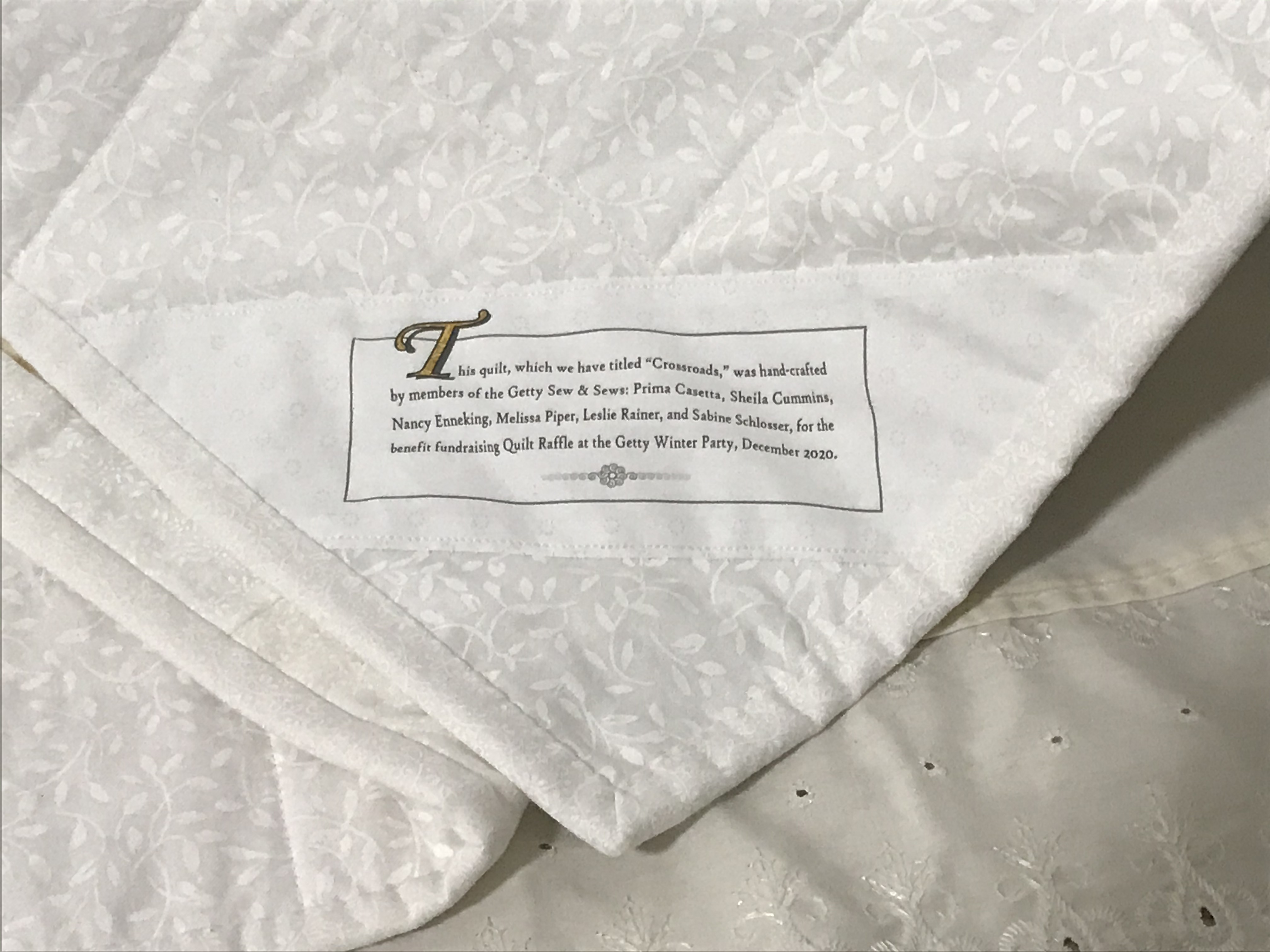 2020 Quilt Raffle Raffle Creator