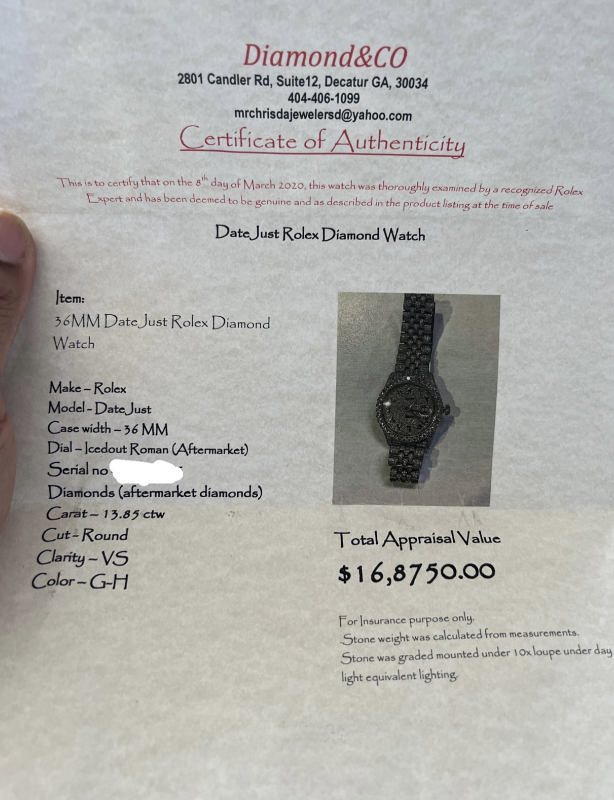 Diamond Rolex Giveaway Raffle Creator