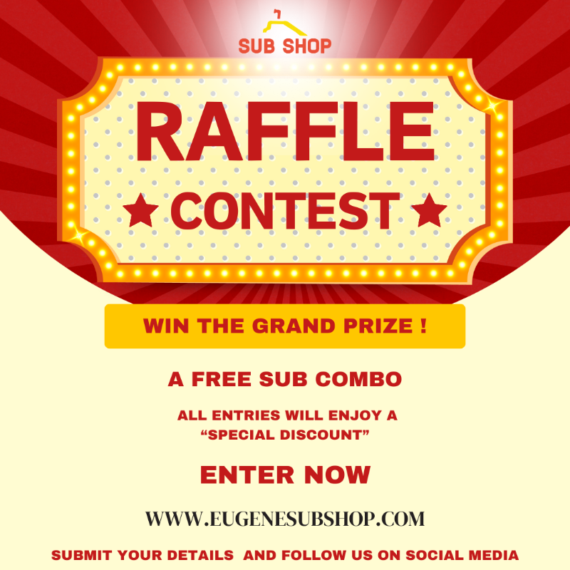Sub Shop Grand Launch Raffle! | Raffle Creator