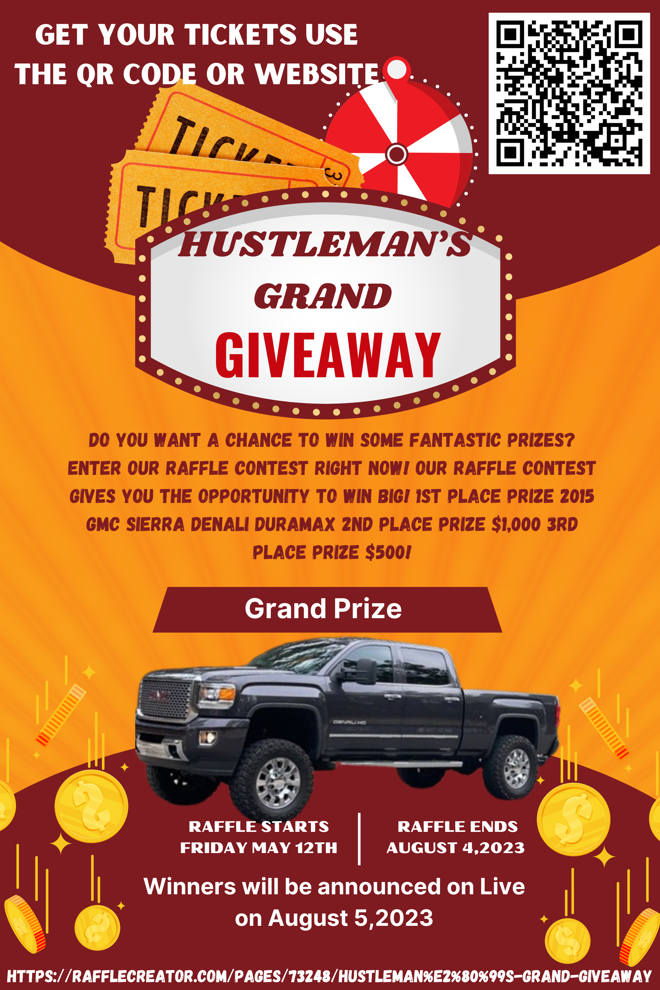 Shell Grand Raffle Winner Hustleman’s Grand Giveaway | Raffle Creator
