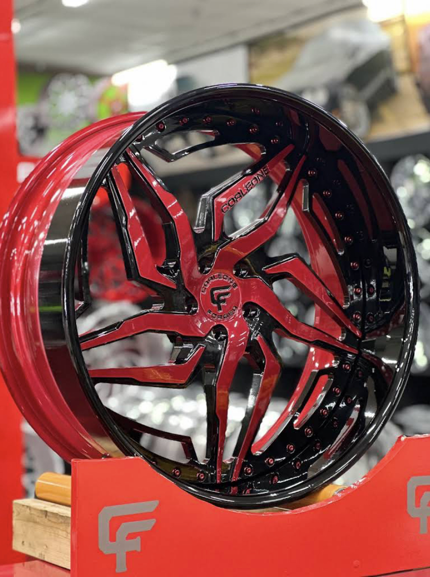 Custom Corleone Rims 2014 CHRYSLER 300 SRT ON 24s CORLEONE FORGED WHEELS | Raffle Creator