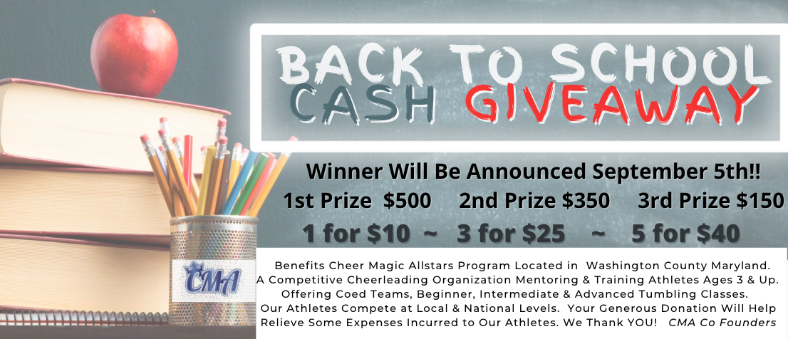 Back To School Cash Giveaway Raffle Creator