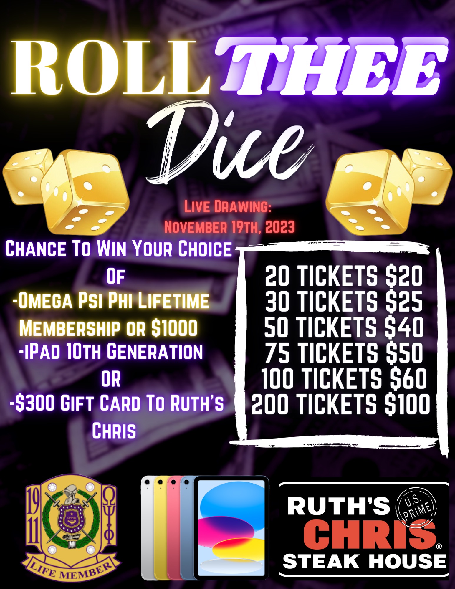 ROLL THEE DICE Raffle Creator