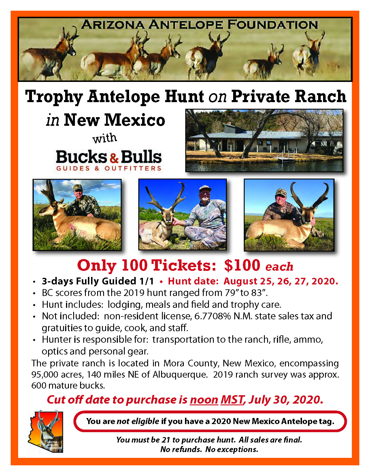 New Mexico Antelope Hunt Raffle Creator