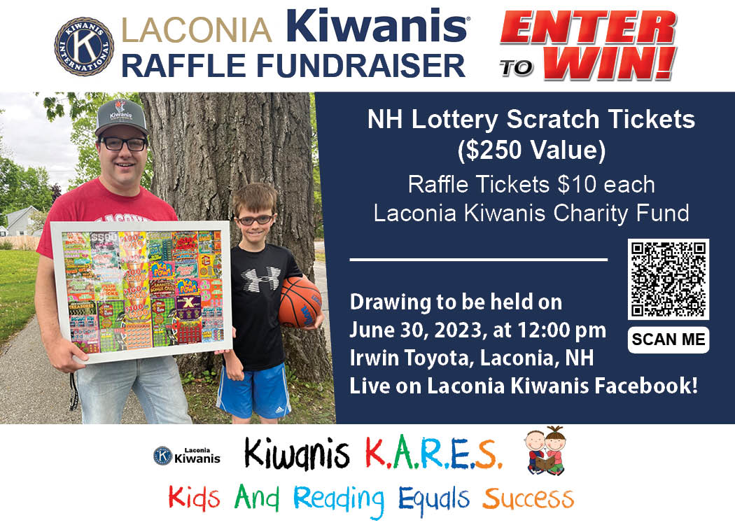 Laconia Kiwanis NH Scratch Ticket Raffle | Raffle Creator