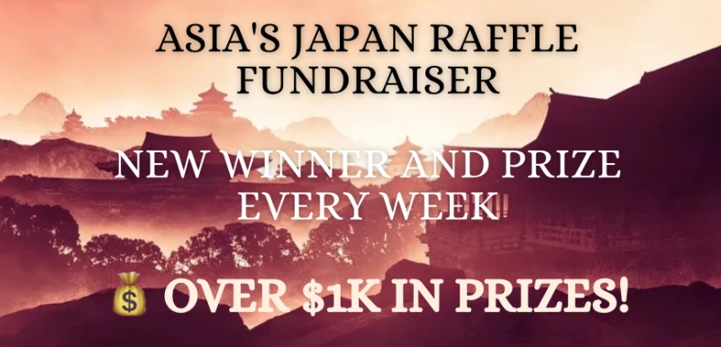 Japanese Raffle Asia’s Japan Raffle Fundraiser! | Raffle Creator