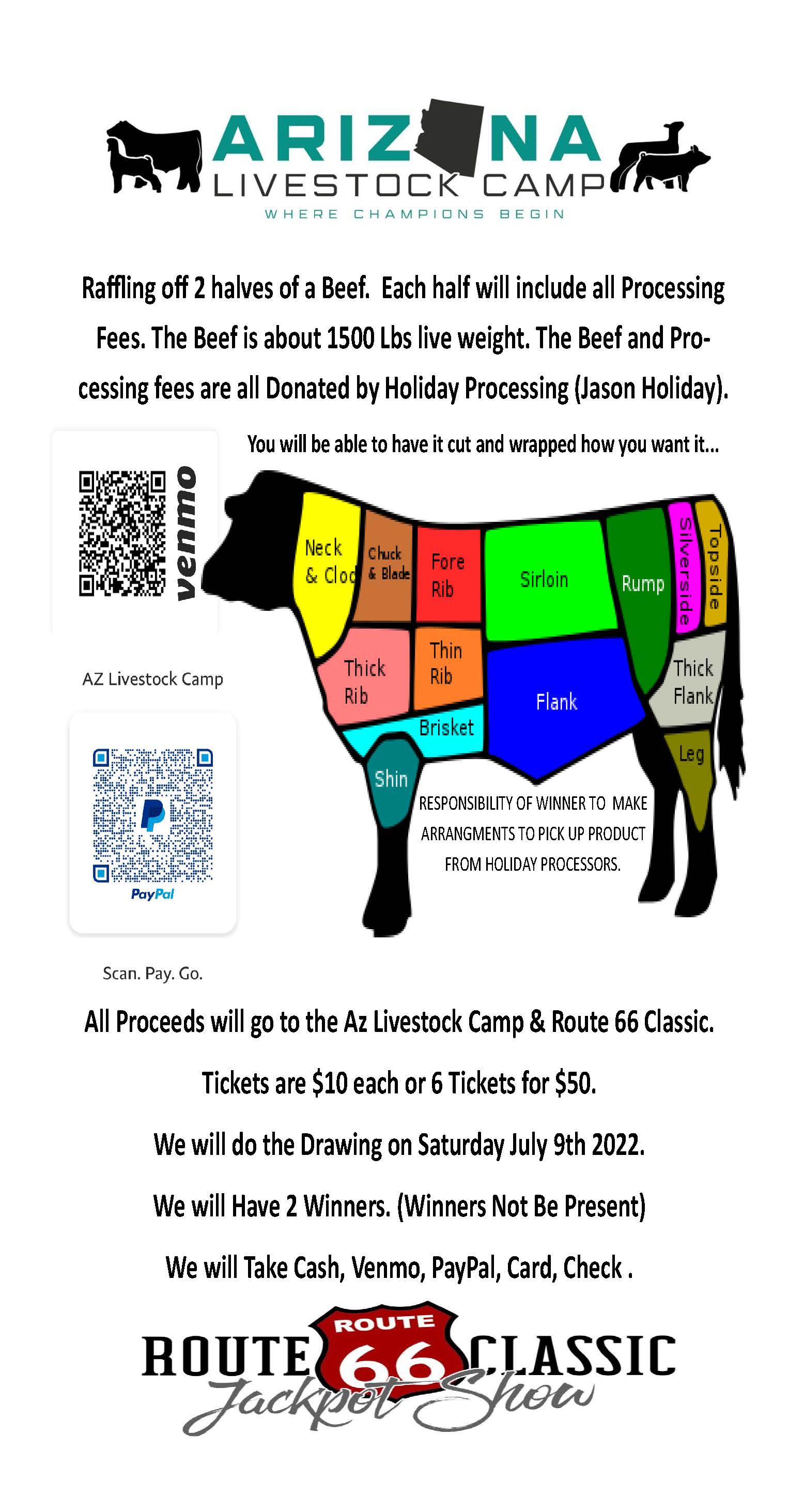 Support Livestock Youth Fundraiser Raffle Creator