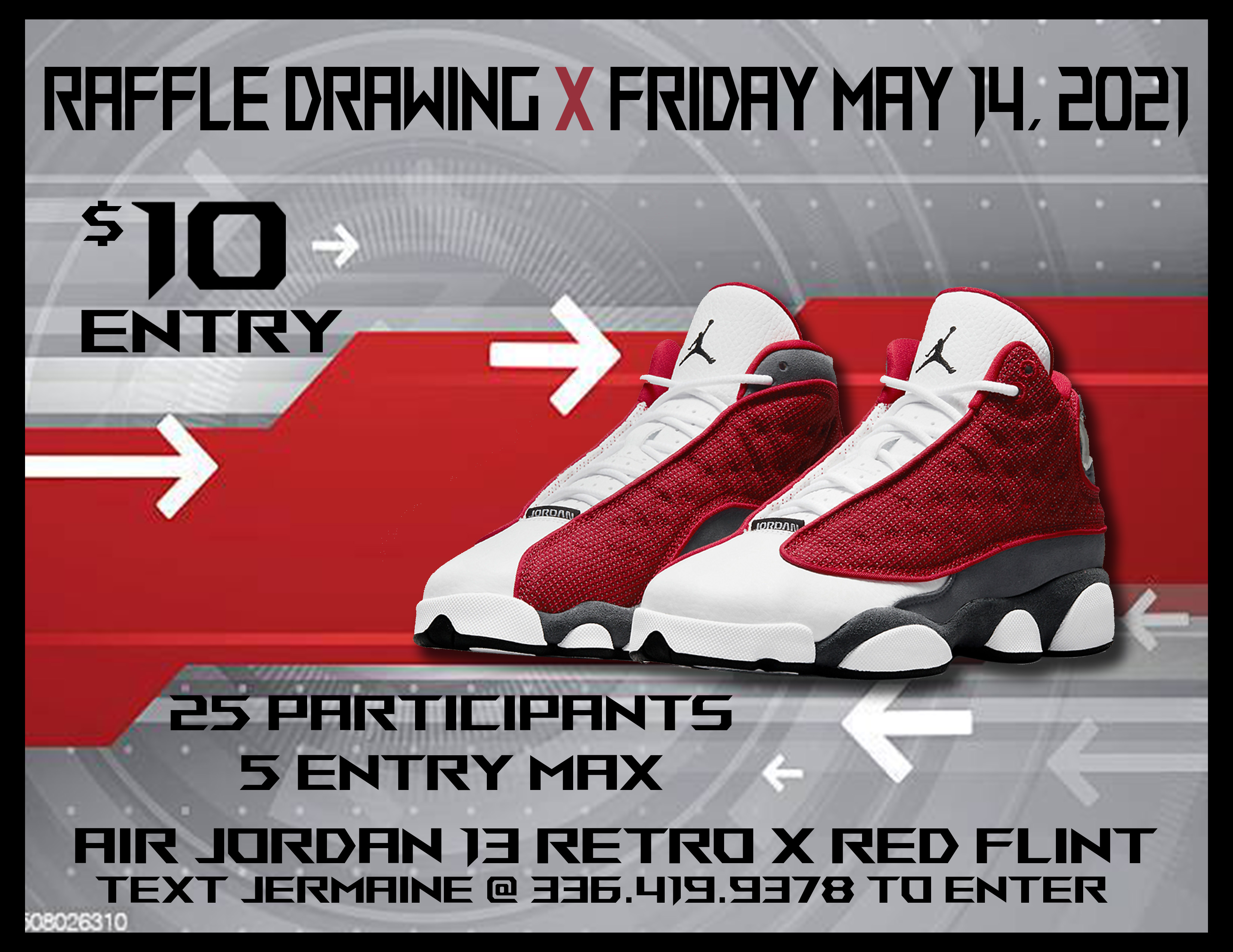 raffle for flint 13s