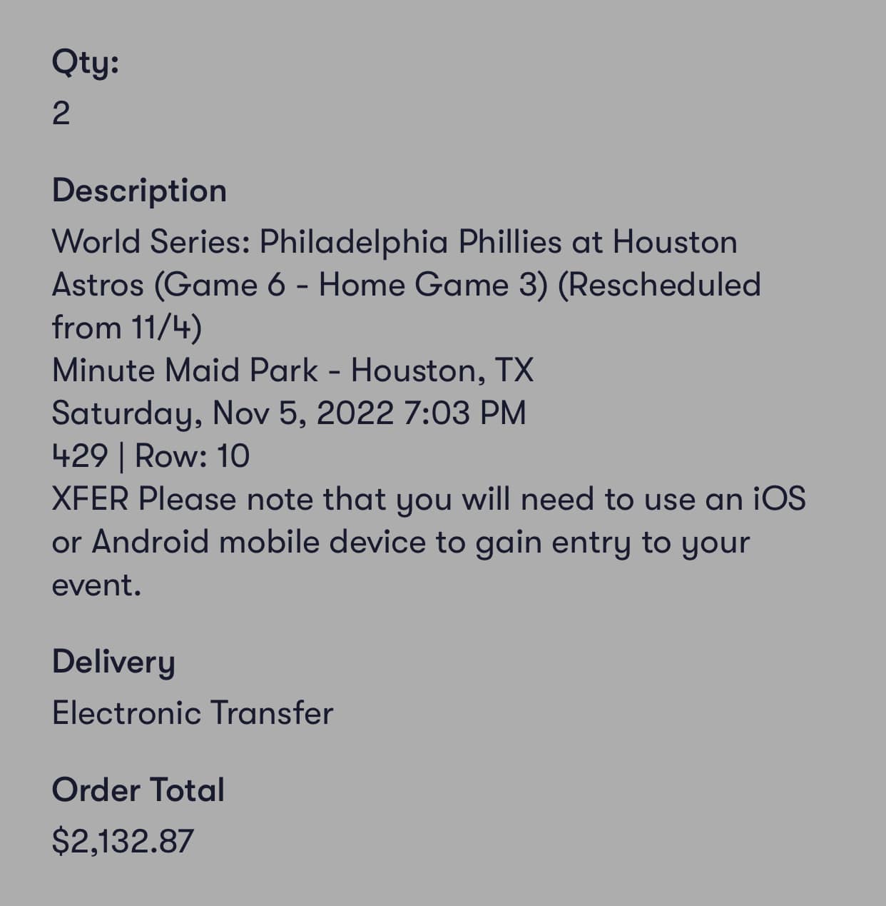 GAME 6 WORLD SERIES | Raffle Creator